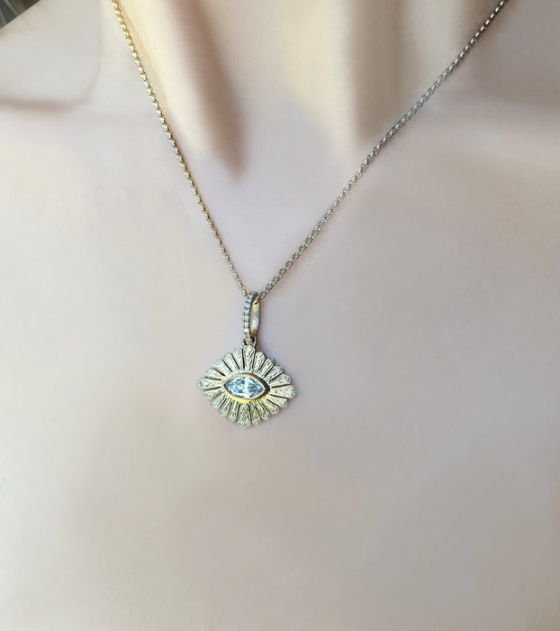 Diamond Eye of Providence Necklace