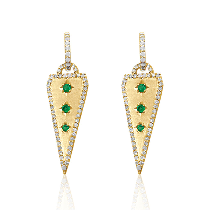 Modern Point Drop Earring