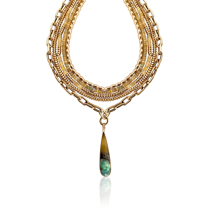 Classic Gold Bead Necklace