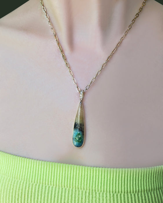 One-of-a-Kind Boulder Opal Necklace