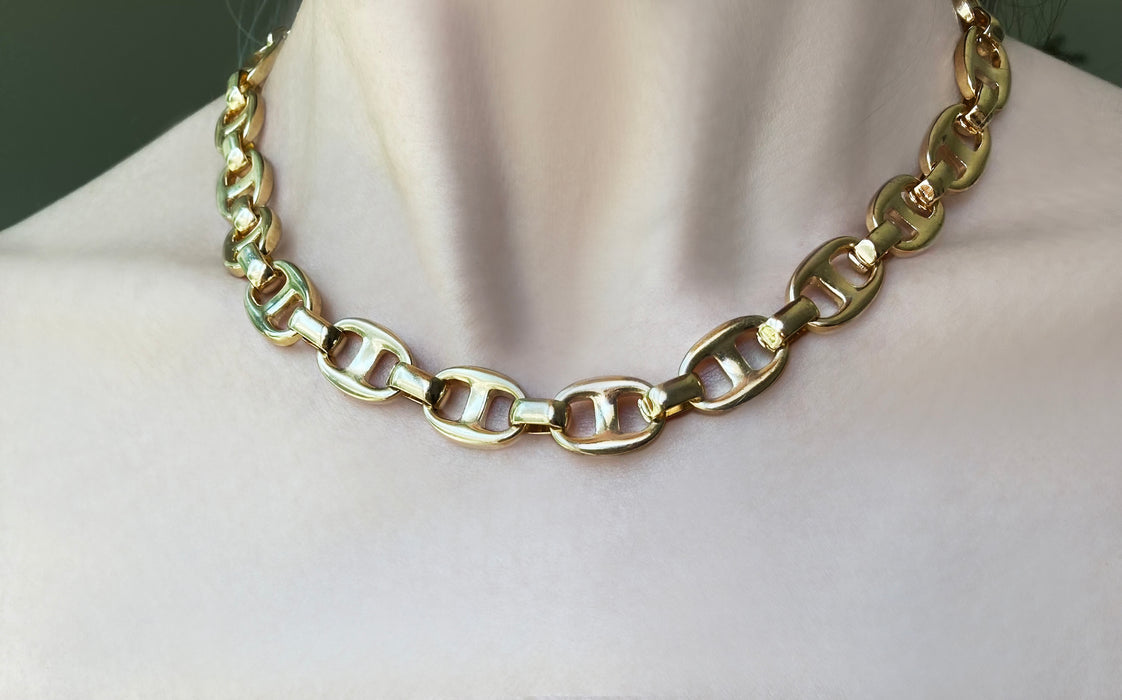 Chunky Mariner Link Necklace